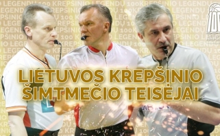 Paskelbti trys Lietuvos krepšinio šimtmečio teisėjai